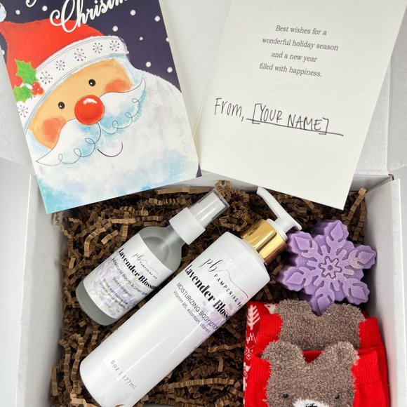 Holiday Relaxation Lavender Spa Gift Set - Picture 2 of 2